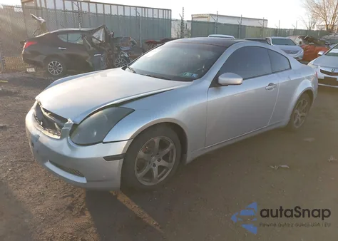 2003 Infiniti G35 Base W/Leather from USA, damaged, VIN JNKCV54E23M212539